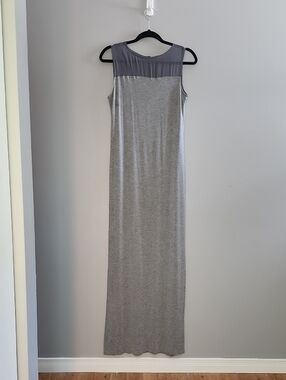 Ted Baker Grey mesh sleeveless Maxi Dress
